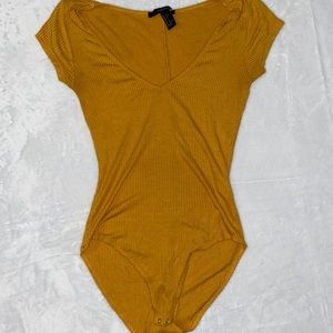 Yellow body suit